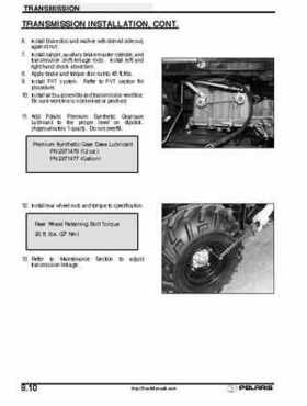 2001 Polaris Sportsman 400-500 DUSE and H.O. Service Manual, Page 279