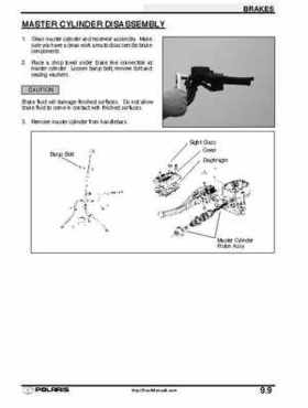 2001 Polaris Sportsman 400-500 DUSE and H.O. Service Manual, Page 312
