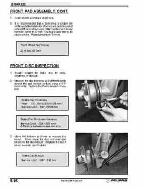 2001 Polaris Sportsman 400-500 DUSE and H.O. Service Manual, Page 319