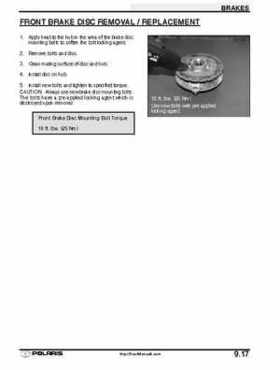 2001 Polaris Sportsman 400-500 DUSE and H.O. Service Manual, Page 320
