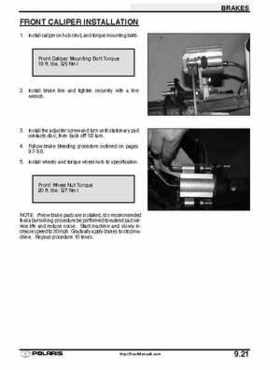 2001 Polaris Sportsman 400-500 DUSE and H.O. Service Manual, Page 324