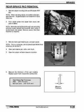 2001 Polaris Sportsman 400-500 DUSE and H.O. Service Manual, Page 326