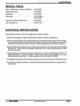 2001 Polaris Sportsman 400-500 DUSE and H.O. Service Manual, Page 335