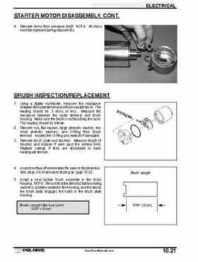 2001 Polaris Sportsman 400-500 DUSE and H.O. Service Manual, Page 355