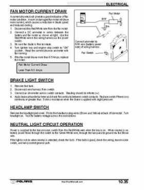 2001 Polaris Sportsman 400-500 DUSE and H.O. Service Manual, Page 369