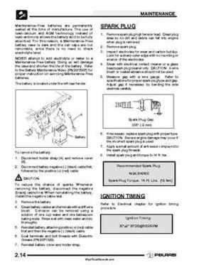 2003 Polaris ATV Trail Boss 330 Factory Service Manual, Page 31