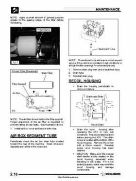 2003 Polaris ATV Trail Boss 330 Factory Service Manual, Page 33