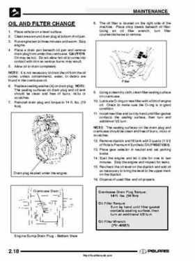 2003 Polaris ATV Trail Boss 330 Factory Service Manual, Page 35