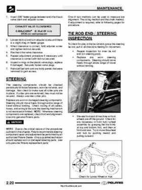2003 Polaris ATV Trail Boss 330 Factory Service Manual, Page 37