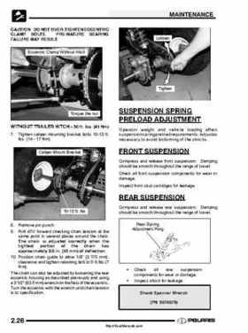 2003 Polaris ATV Trail Boss 330 Factory Service Manual, Page 43