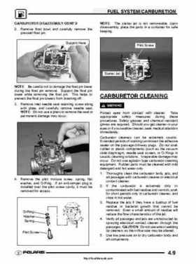 2003 Polaris ATV Trail Boss 330 Factory Service Manual, Page 100