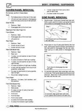 2003 Polaris ATV Trail Boss 330 Factory Service Manual, Page 110