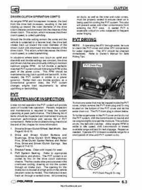 2003 Polaris ATV Trail Boss 330 Factory Service Manual, Page 120