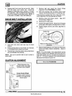 2003 Polaris ATV Trail Boss 330 Factory Service Manual, Page 132