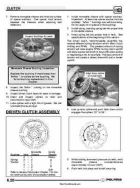 2003 Polaris ATV Trail Boss 330 Factory Service Manual, Page 137