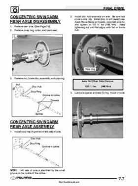 2003 Polaris ATV Trail Boss 330 Factory Service Manual, Page 148