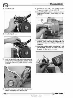 2003 Polaris ATV Trail Boss 330 Factory Service Manual, Page 159