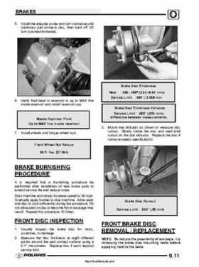 2003 Polaris ATV Trail Boss 330 Factory Service Manual, Page 172