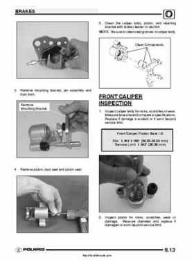 2003 Polaris ATV Trail Boss 330 Factory Service Manual, Page 174