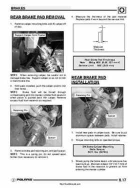 2003 Polaris ATV Trail Boss 330 Factory Service Manual, Page 178