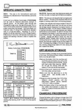2003 Polaris ATV Trail Boss 330 Factory Service Manual, Page 199