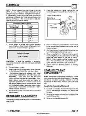 2003 Polaris ATV Trail Boss 330 Factory Service Manual, Page 200
