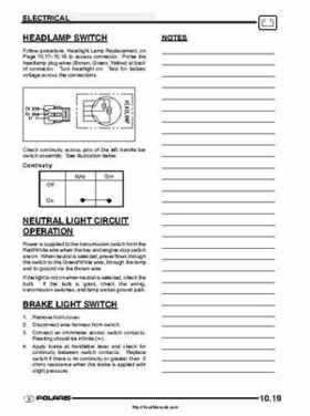 2003 Polaris ATV Trail Boss 330 Factory Service Manual, Page 202