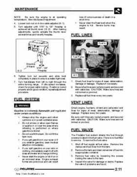 2003 Polaris Predator 500 factory service manual, Page 25