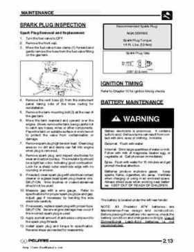 2003 Polaris Predator 500 factory service manual, Page 27