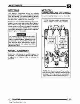 2003 Polaris Predator 500 factory service manual, Page 33
