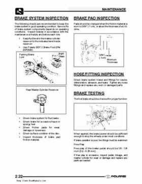 2003 Polaris Predator 500 factory service manual, Page 36