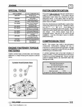 2003 Polaris Predator 500 factory service manual, Page 47