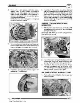 2003 Polaris Predator 500 factory service manual, Page 69