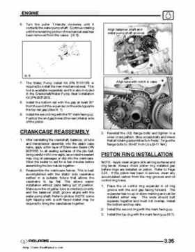 2003 Polaris Predator 500 factory service manual, Page 77