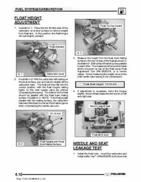 2003 Polaris Predator 500 factory service manual, Page 98