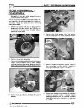 2003 Polaris Predator 500 factory service manual, Page 105
