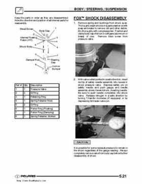 2003 Polaris Predator 500 factory service manual, Page 121