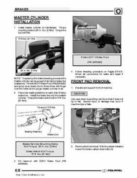 2003 Polaris Predator 500 factory service manual, Page 152