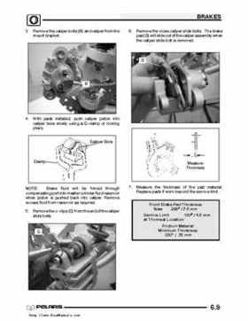 2003 Polaris Predator 500 factory service manual, Page 153