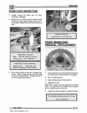 2003 Polaris Predator 500 factory service manual, Page 155