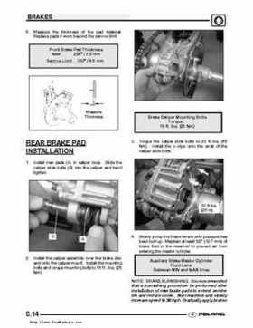 2003 Polaris Predator 500 factory service manual, Page 158