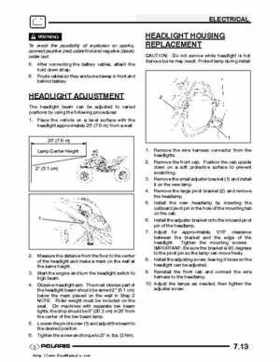 2003 Polaris Predator 500 factory service manual, Page 179