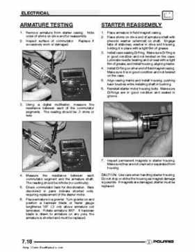 2003 Polaris Predator 500 factory service manual, Page 184