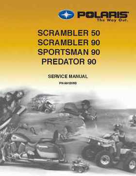 2003 Polaris Scrambler 50-90 Sportsman 90 Predator 90 Service Manual, Page 1