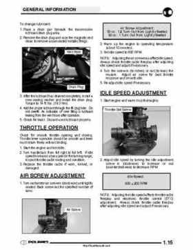 2003 Polaris Scrambler 50-90 Sportsman 90 Predator 90 Service Manual, Page 19
