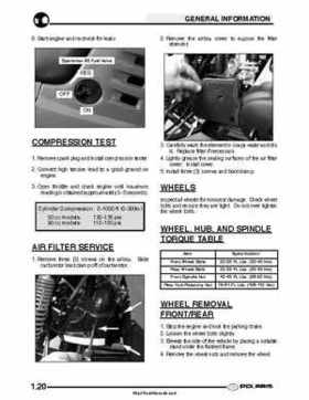 2003 Polaris Scrambler 50-90 Sportsman 90 Predator 90 Service Manual, Page 24