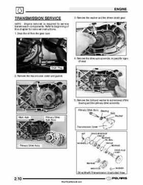 2003 Polaris Scrambler 50-90 Sportsman 90 Predator 90 Service Manual, Page 38