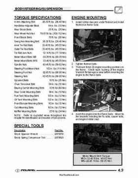 2003 Polaris Scrambler 50-90 Sportsman 90 Predator 90 Service Manual, Page 71