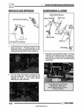 2003 Polaris Scrambler 50-90 Sportsman 90 Predator 90 Service Manual, Page 72