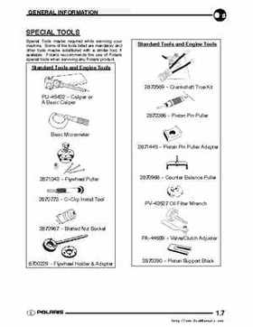 2004-2005 Polaris Scrambler 500 factory service manual, Page 11